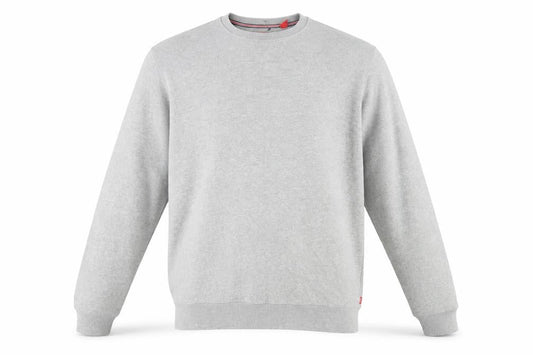 IZOD Mens Grey Crew Neck Pullover Sweatshirt Size L Regular Fit