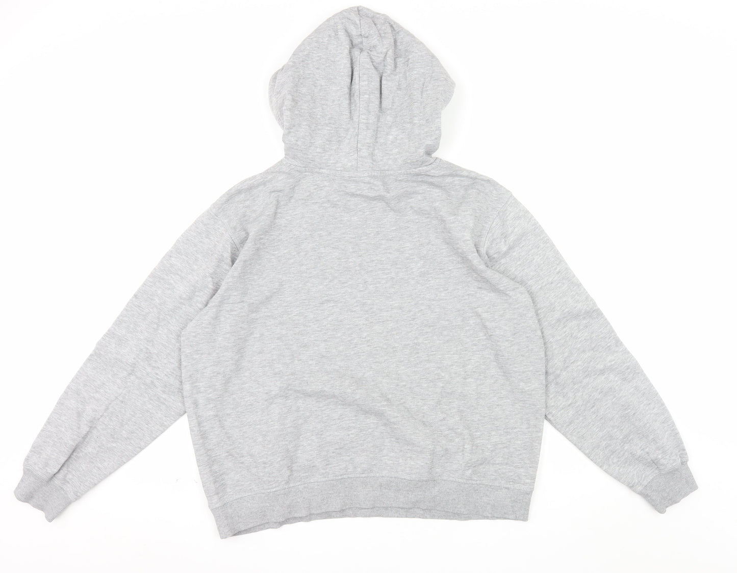H&M L.O.G.G. Womens Grey Friends Hoodie Size M Cotton Blend