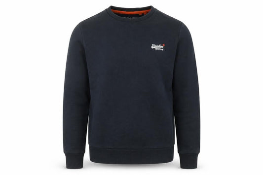 Superdry Men's Blue Crew Neck Pullover Sweatshirt Size L