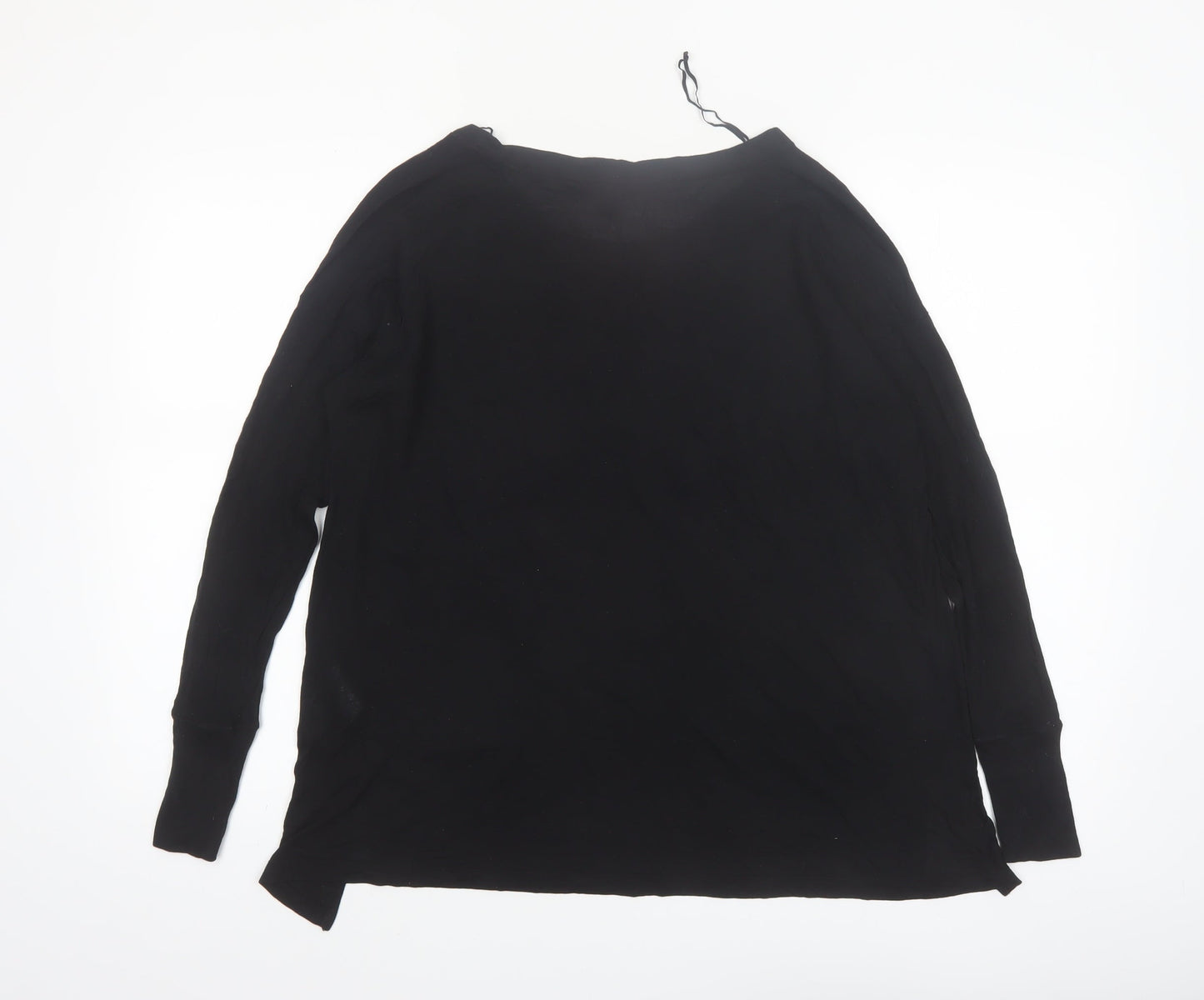 Banana Republic Women's Black XS Long Sleeve Modal Blouse