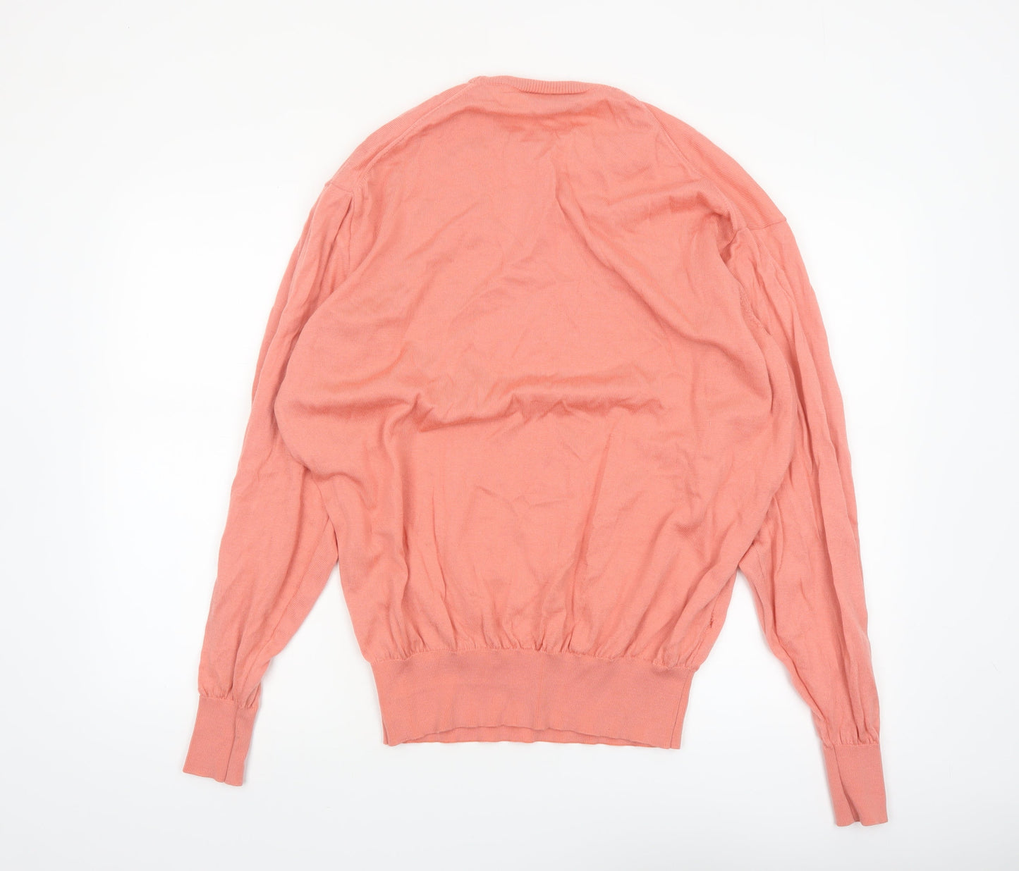 Glenmuir Mens Pink Wool Crew Neck Pullover Jumper XL