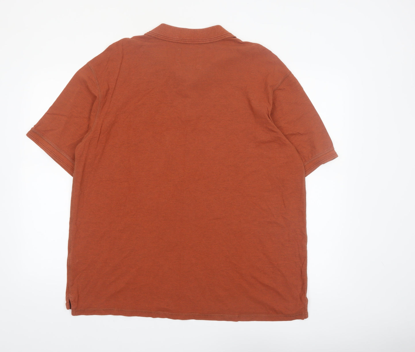 P.G. Field Men's Brown 2XL Cotton Heritage Polo Shirt