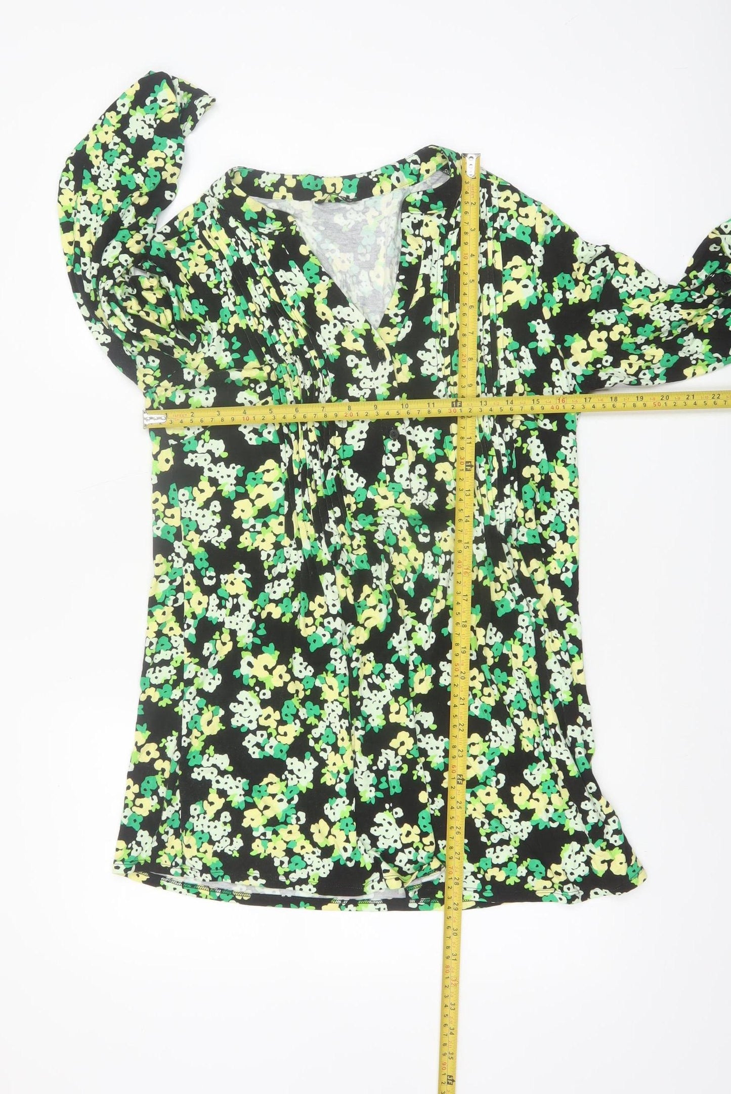 Roman Women’s Multicoloured Floral Tunic Blouse Size 12
