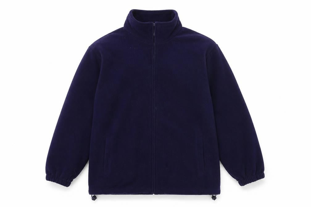 JBC Men’s Blue Full Zip Fleece Sweatshirt Jacket L