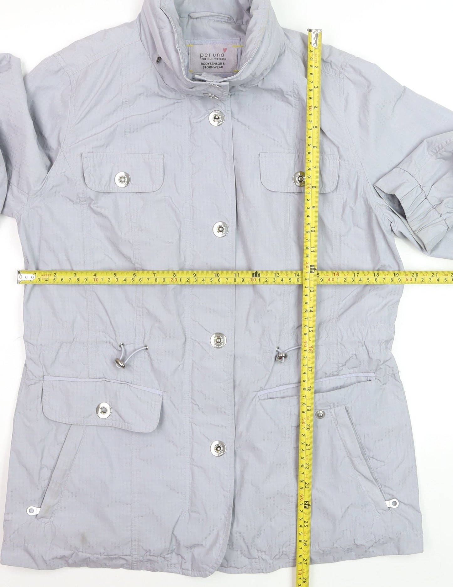 Marks and Spencer Per Una Womens Grey Stormwear Jacket Size 12