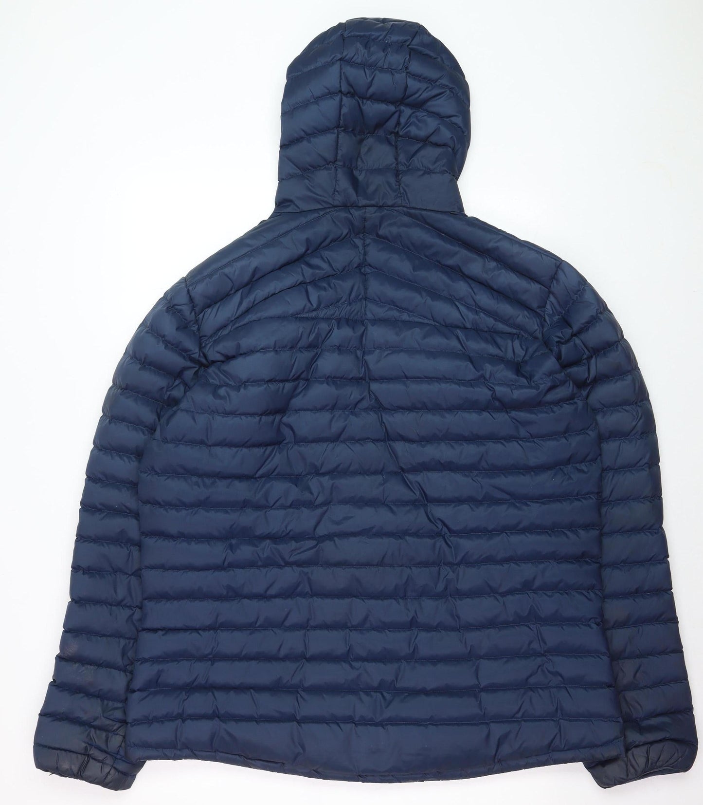 Mountain Warehouse Men's Blue XL Hooded Down Puffer Jacket