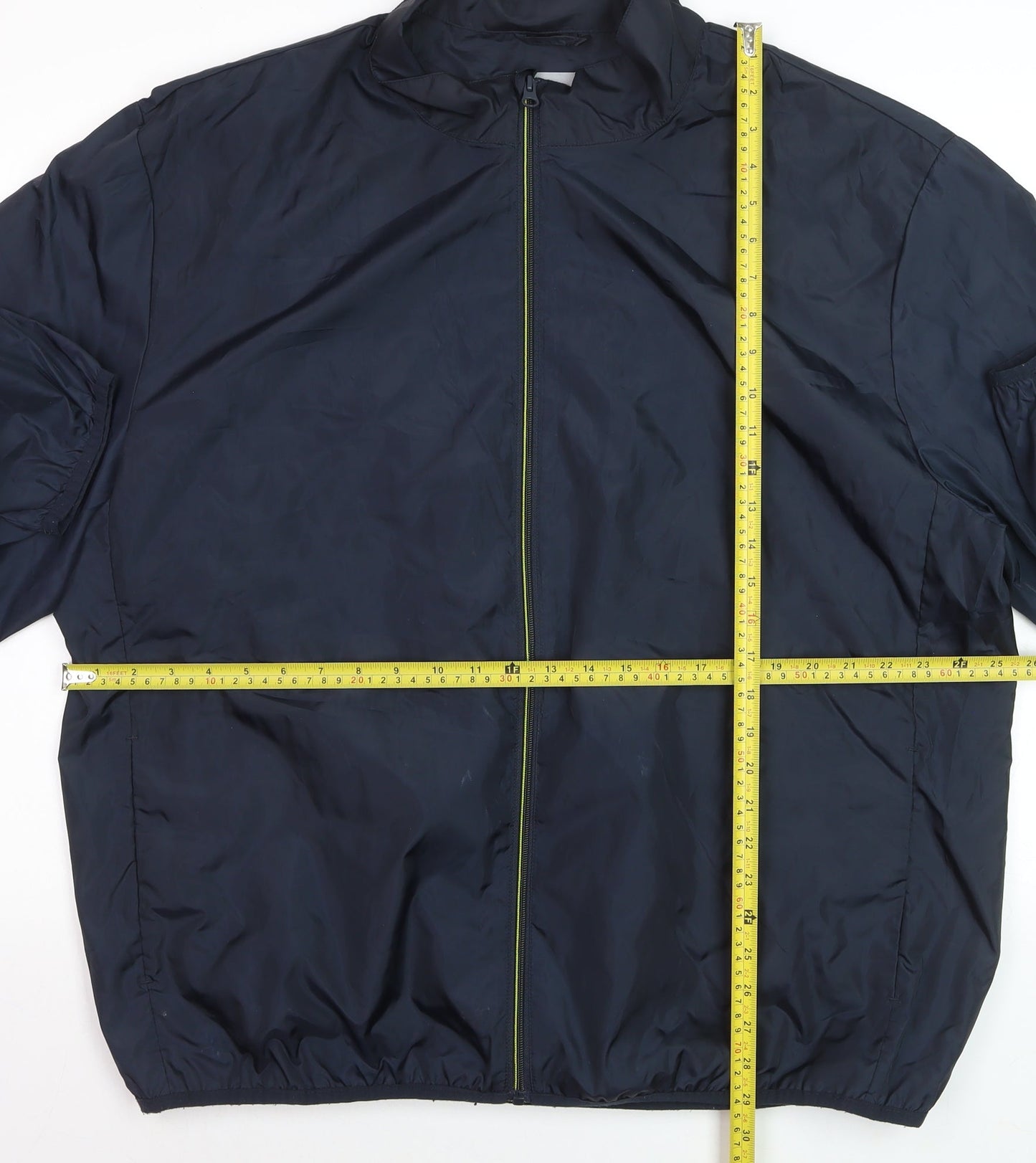 Tu Men Blue 2XL Lightweight Polyester Windbreaker Jacket