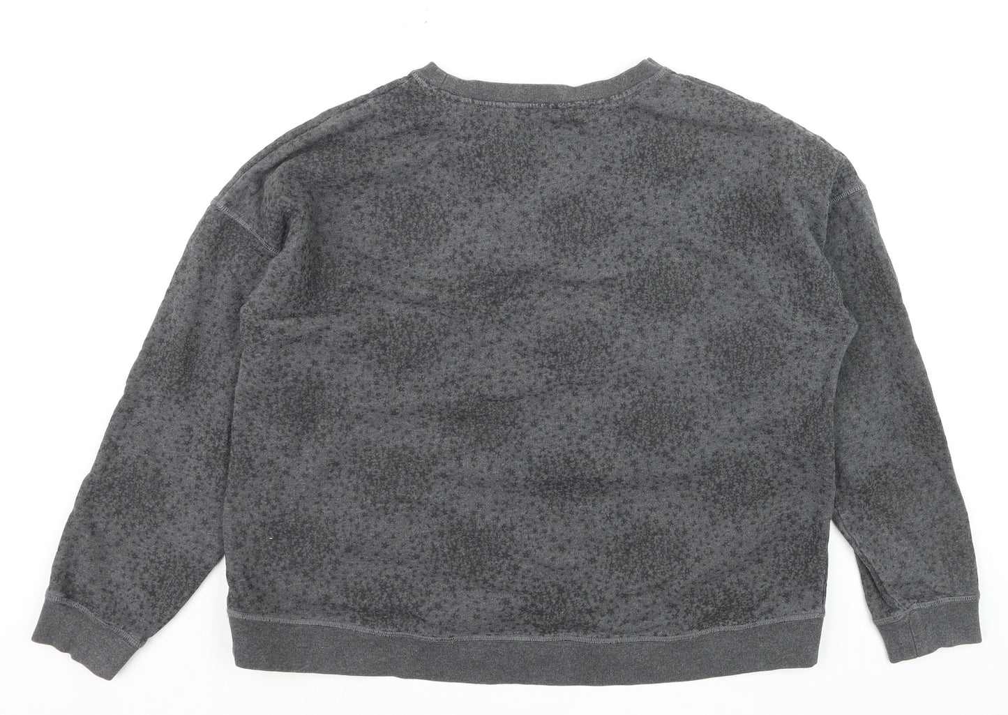 Boden Women Grey Pullover Sweatshirt L Soft Textured Casual Wear
