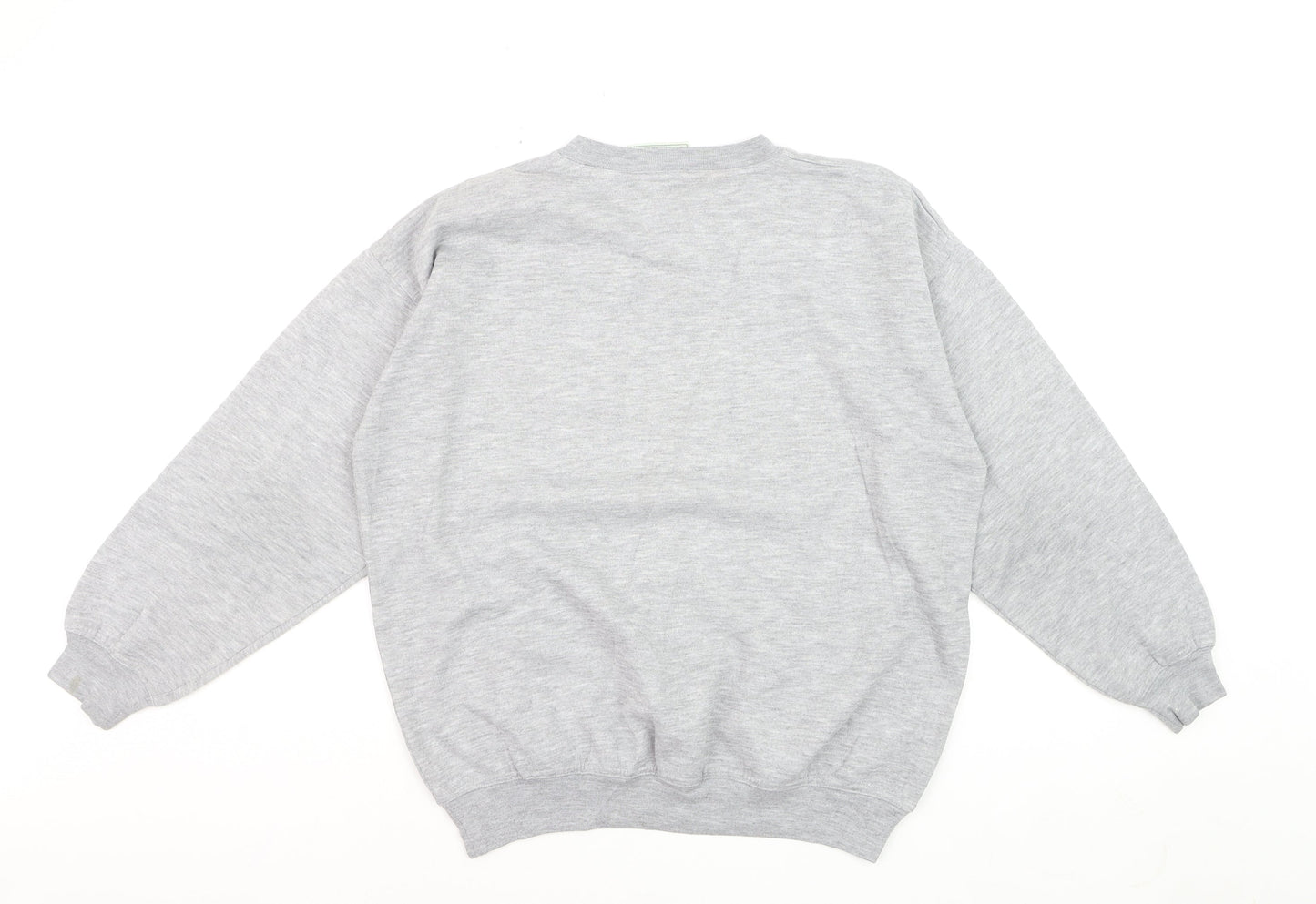 Wrangler Mens Grey Small Crew Neck Pullover Sweatshirt Classic Style