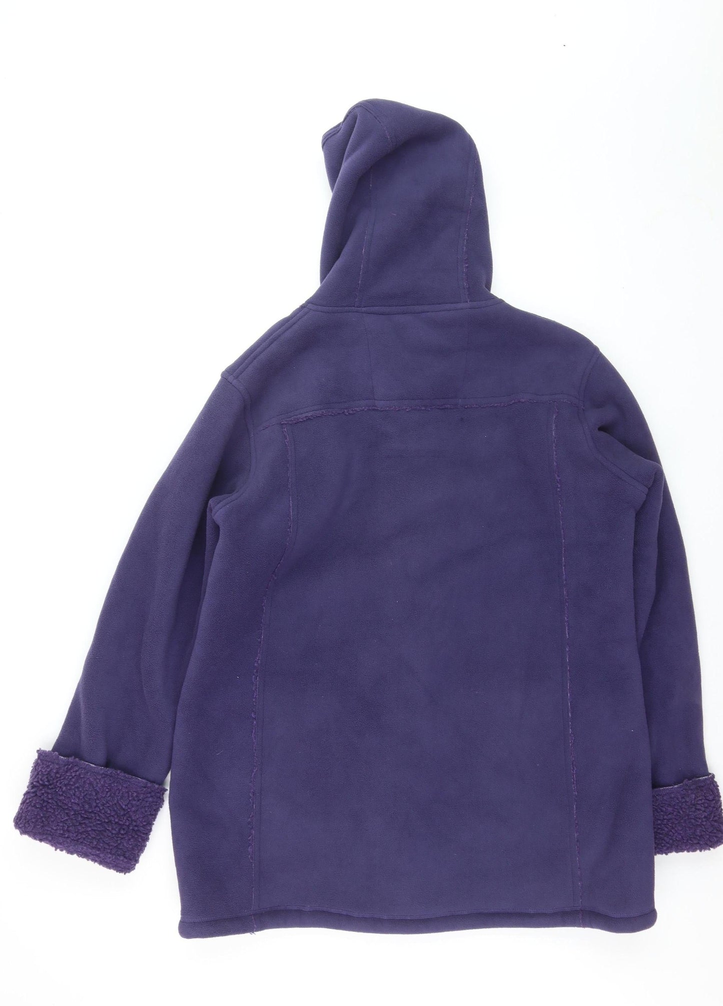 Regatta Women's Purple Fleece Mid-Length Duffle Coat Size 18