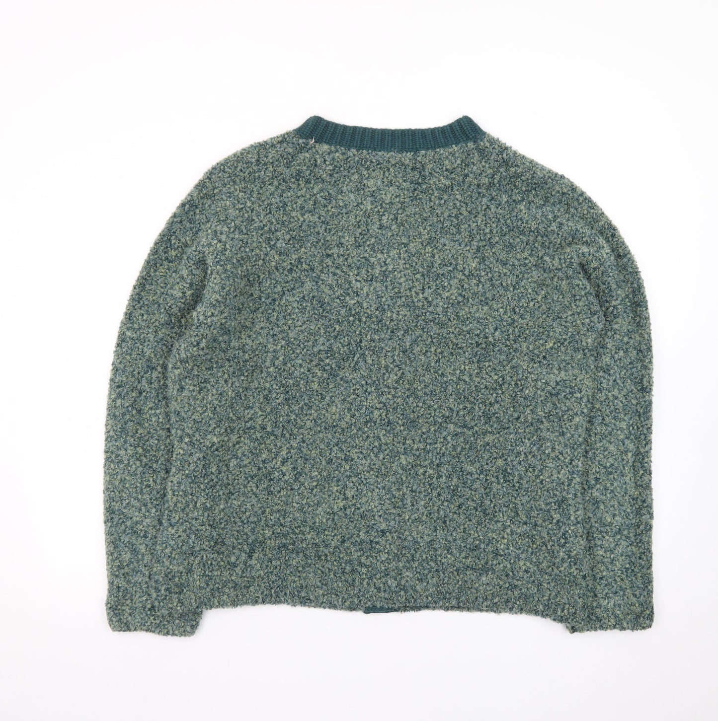 Honor Millburn Women's Green Wool Blend Cardigan L 18-20