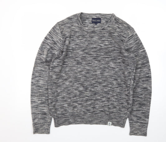Shore Leave Men's Grey Knit Pullover Jumper Size S