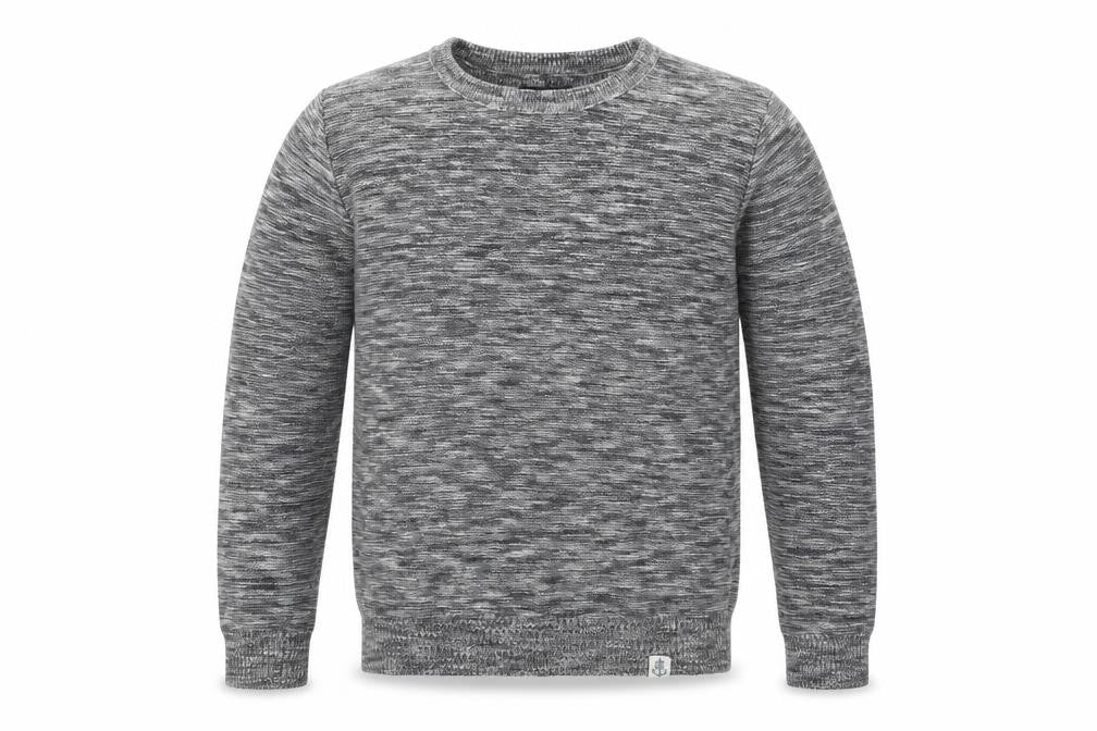 Shore Leave Men's Grey Knit Pullover Jumper Size S
