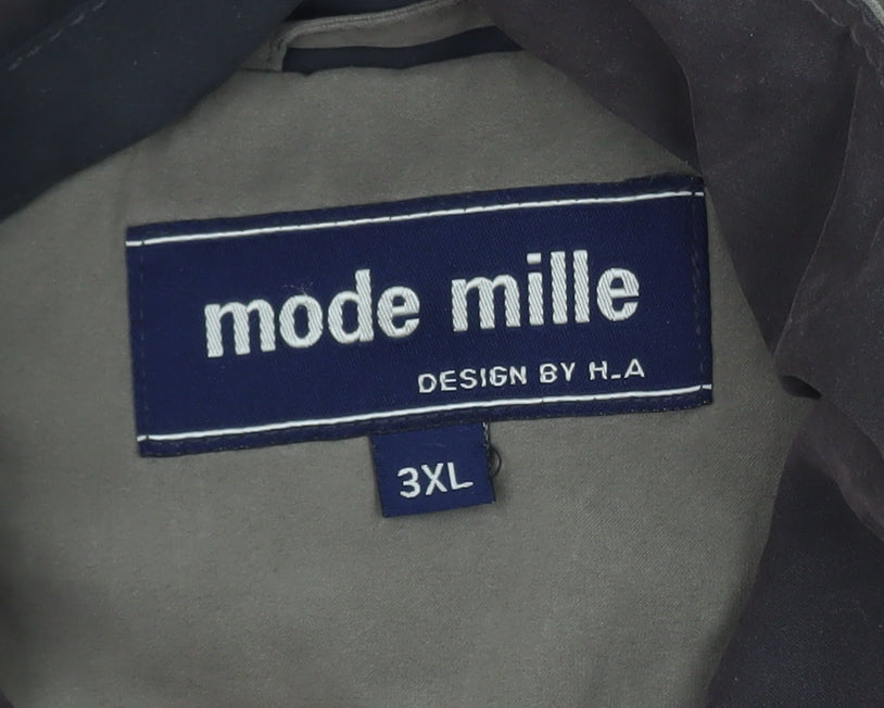 Mode Mille Men's Green 3XL Utility Bodywarmer Waistcoat Outdoor Zip Pockets