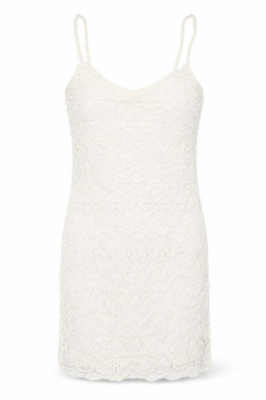 Zara Women Ivory Lace Slip Dress Size 12 Summer Boho Style