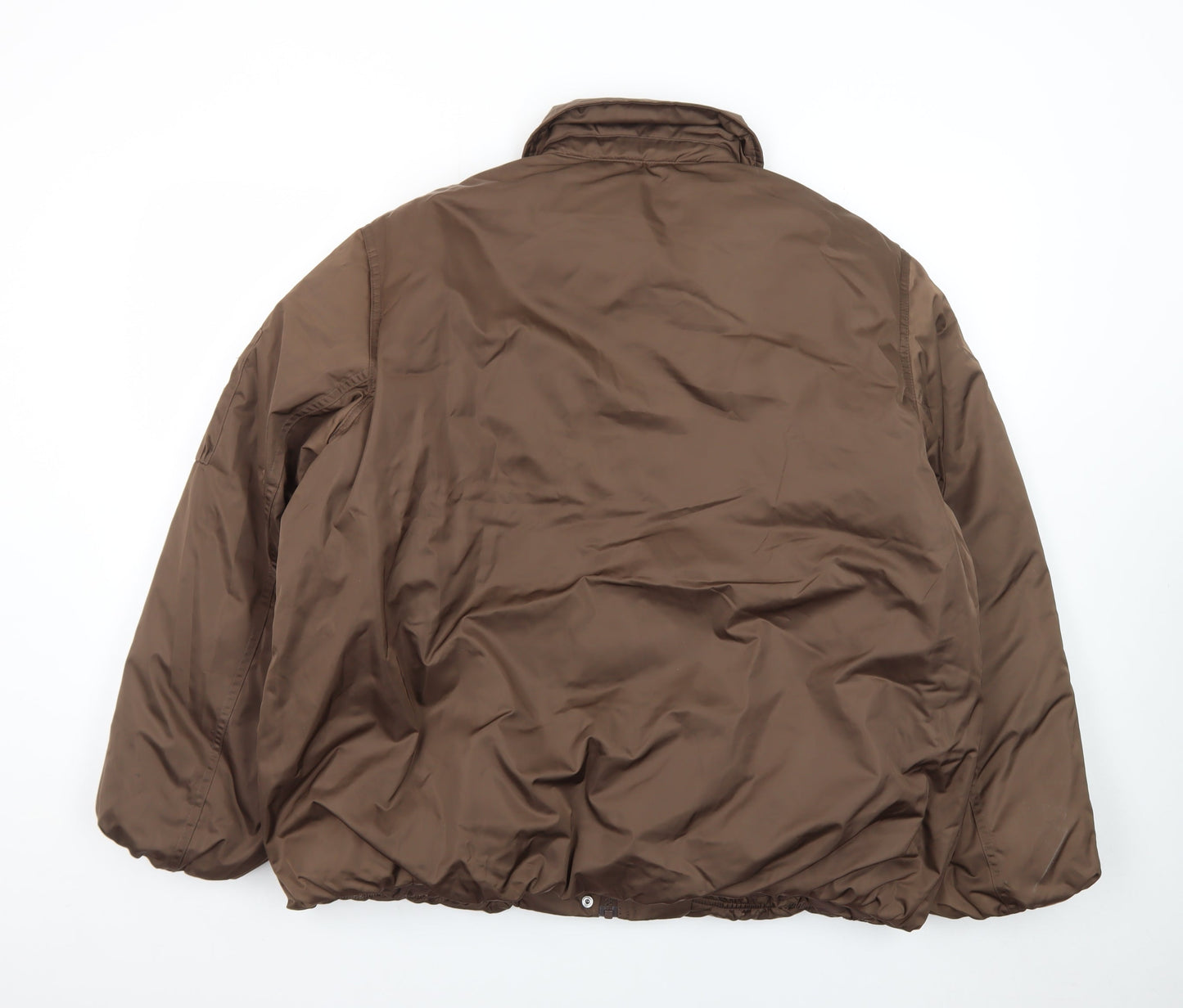 Next Women Brown Puffer Jacket Size 14 Insulated Winter Coat