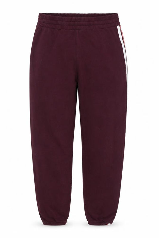 DKNY Sport Womens Burgundy Jogger Sweatpants Size L Cotton Blend