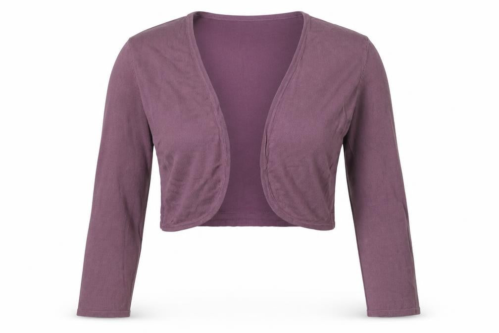 Kaliko Womens Purple Size 10 Long Sleeve Shrug Cardigan