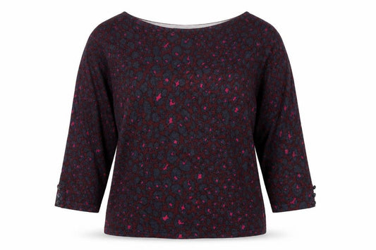 Next Women’s Multicoloured Animal Print Blouse UK 14 Cotton Blend