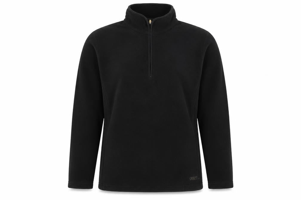 Gelert Women Black Size 12 Fleece 1/2 Zip Pullover Sweatshirt