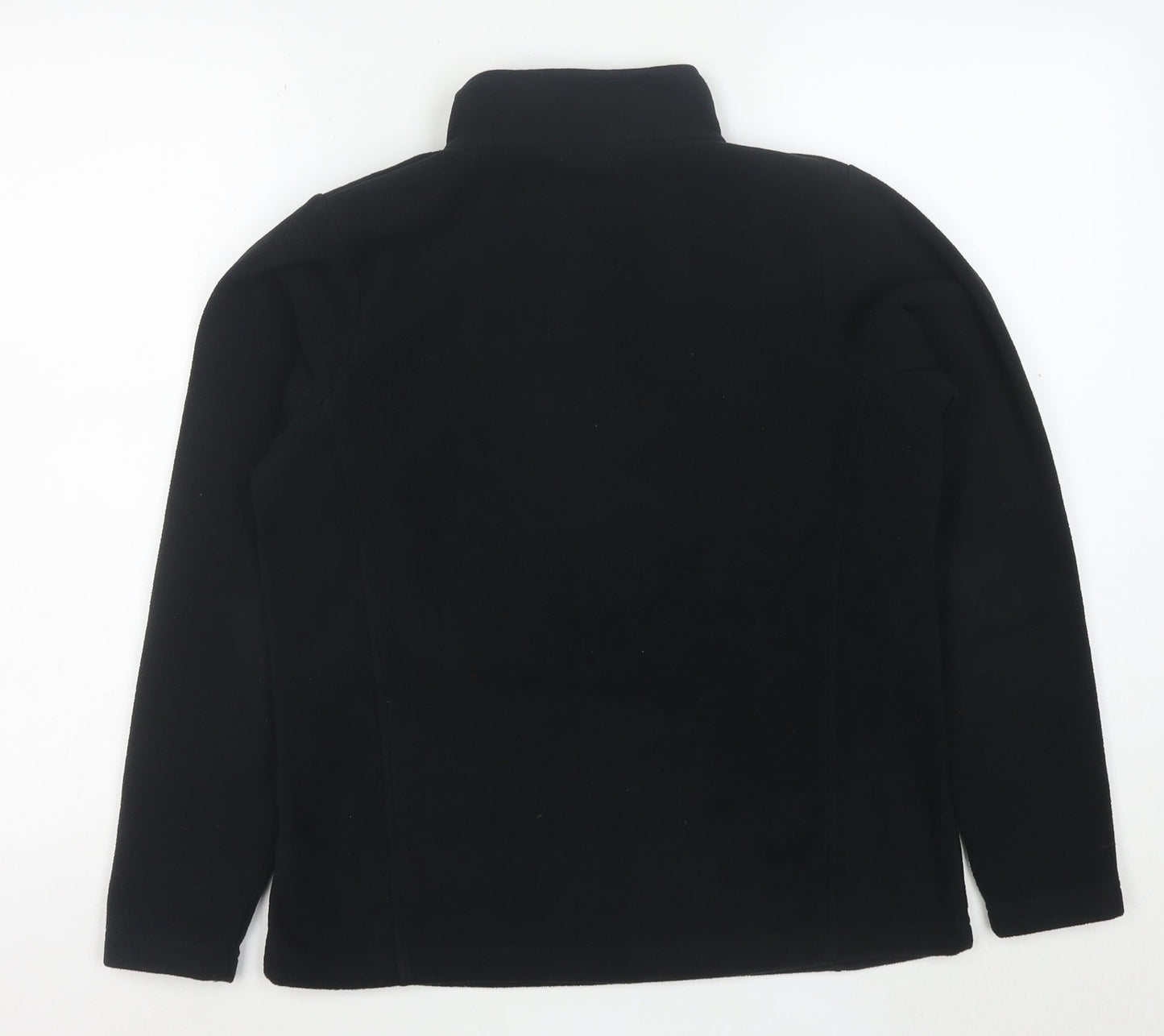 Gelert Women Black Size 12 Fleece 1/2 Zip Pullover Sweatshirt