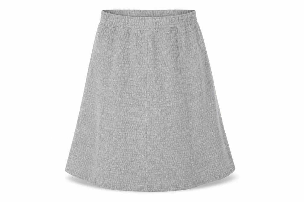 Cotswold Collections Womens Grey A-Line Jersey Skirt 3XL