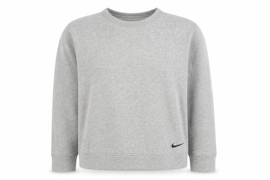 Nike Women's Grey Dri-FIT Pullover Sweatshirt Small Lightweight