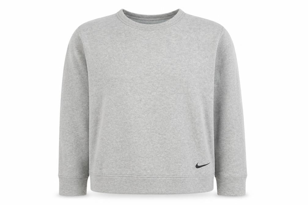 Nike Women's Grey Dri-FIT Pullover Sweatshirt Small Lightweight