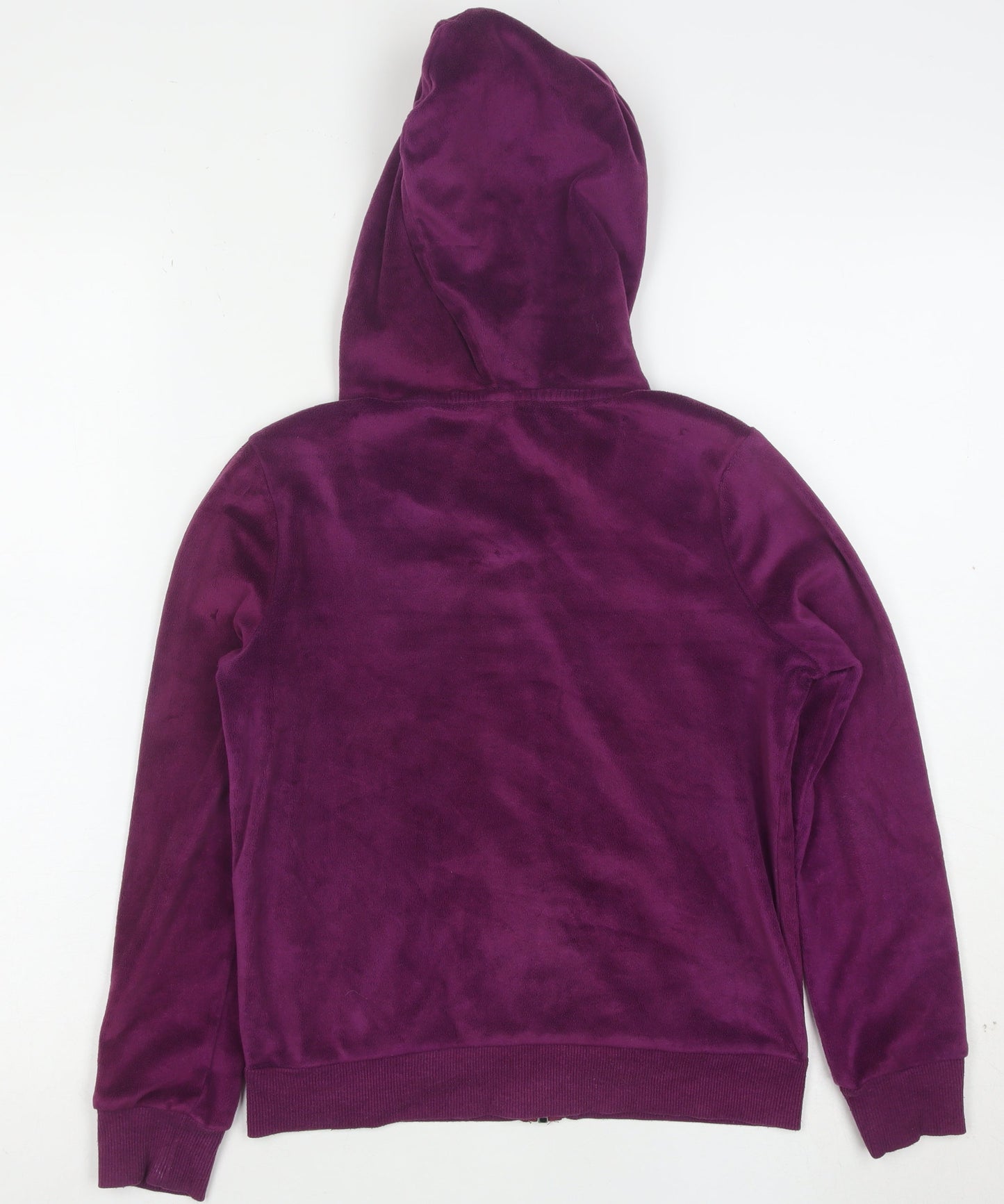 Jessie’s Women’s Purple Velour Full Zip Hoodie Size L