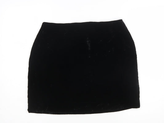 Opera at Richards Women's Black Velvet Pencil Skirt Size 16