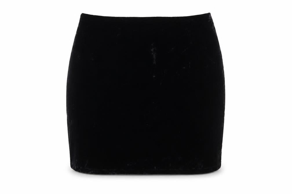 Opera at Richards Women's Black Velvet Pencil Skirt Size 16