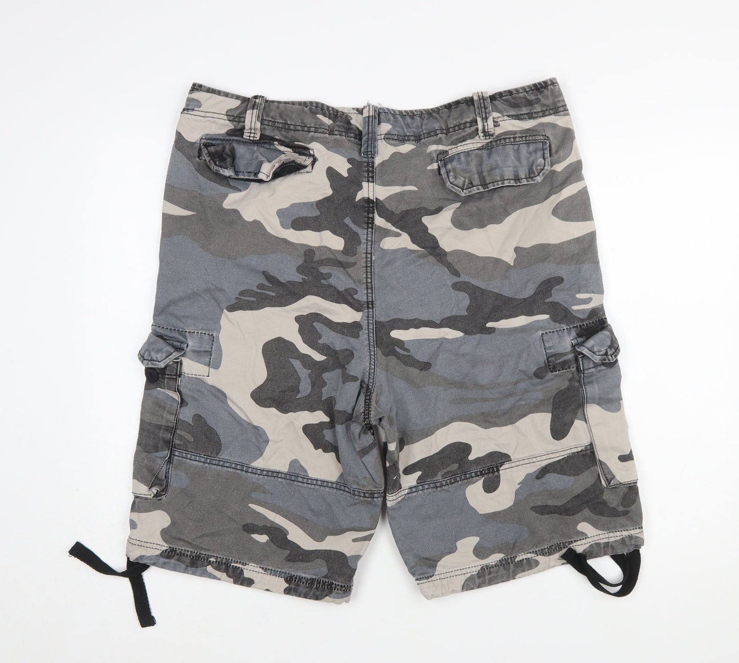 Vintage Shorts Men's Camo Cargo Cotton XL Casual Summer Wear