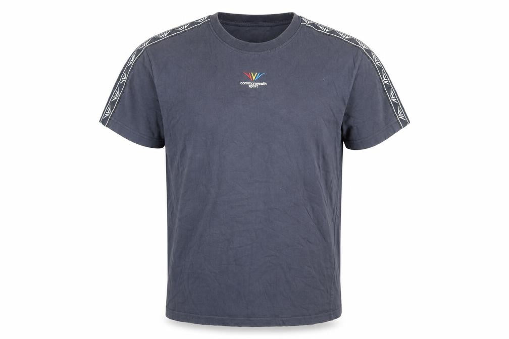 Commonwealth Sport Men's Grey Short Sleeve Crew Neck T-Shirt Size L