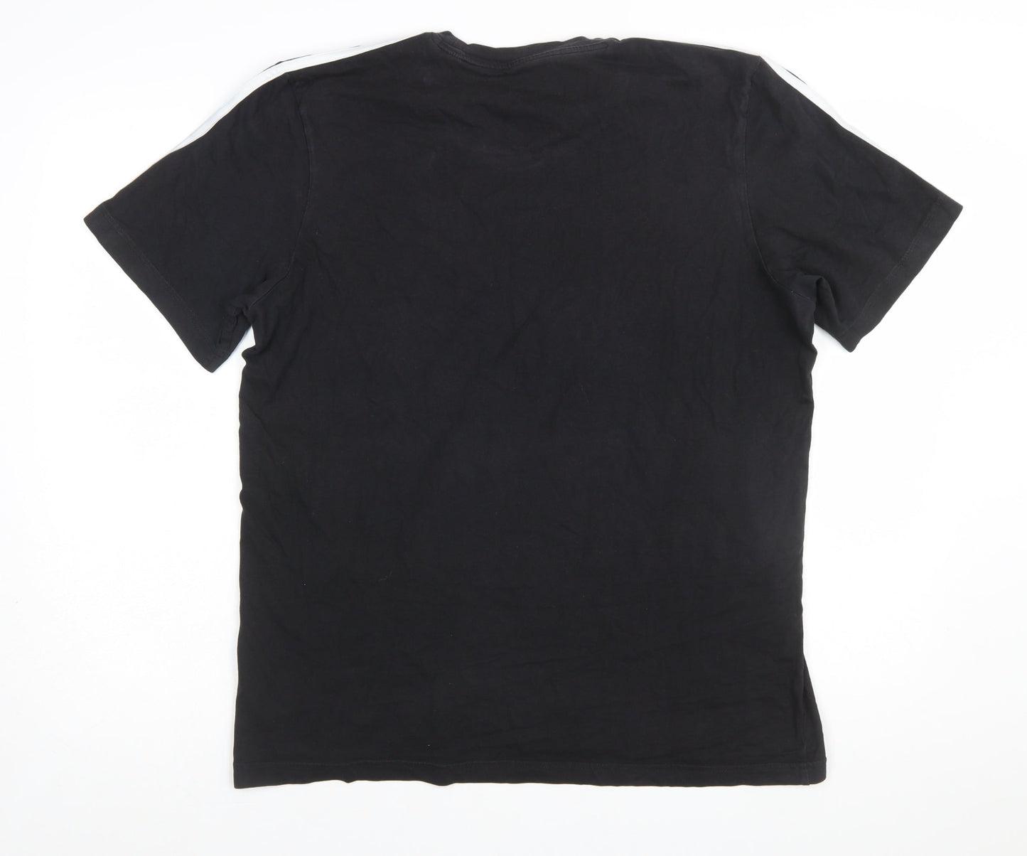adidas Men's Black L Short Sleeve Crew Neck Sports T-Shirt