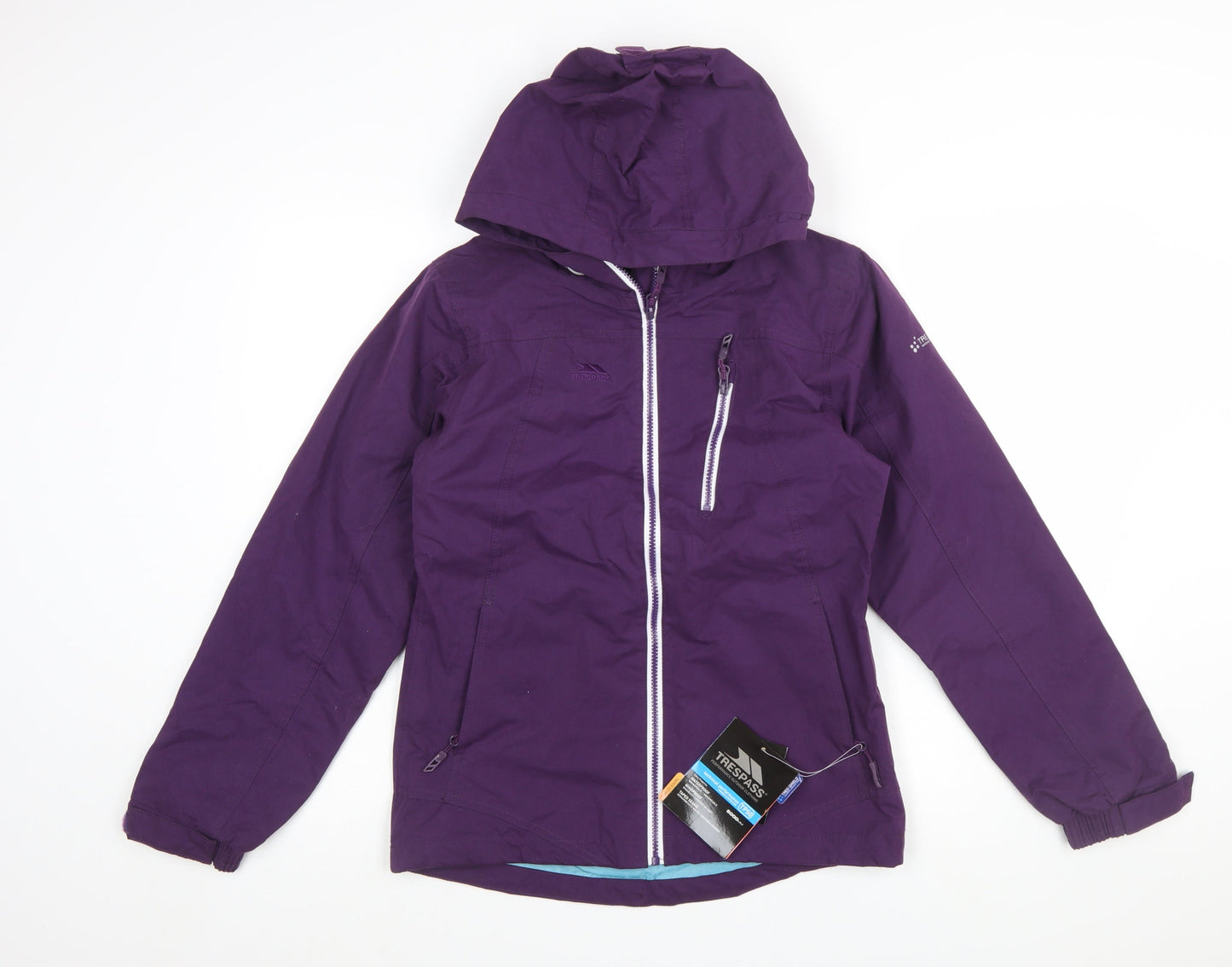 Trespass Women’s Purple Waterproof Hooded Rain Jacket XS