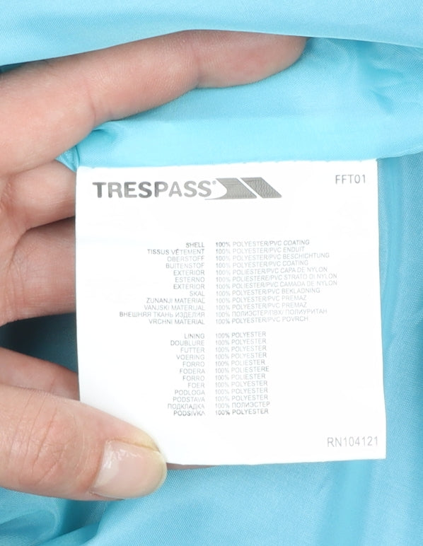 Trespass Women’s Purple Waterproof Hooded Rain Jacket XS