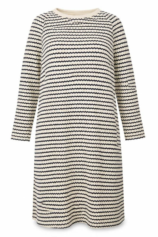 Marks & Spencer Women’s Navy Stripe Petite Shift Dress Size 16