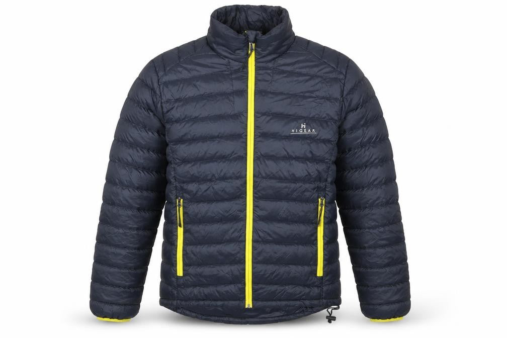 Hi Gear Men's Blue Puffer Jacket M Lightweight Down Outdoor