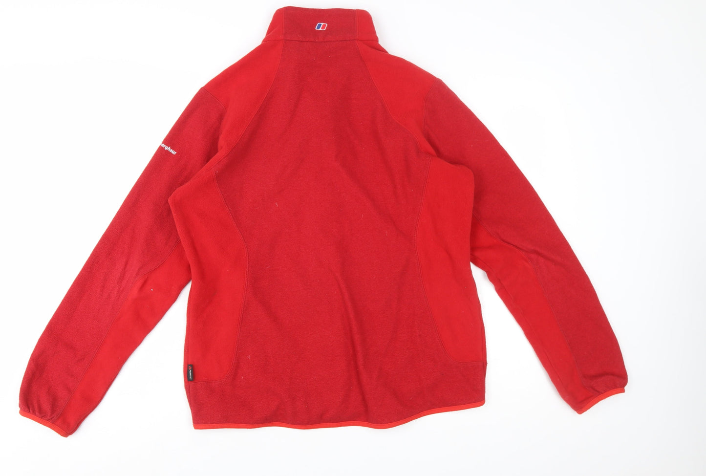 Berghaus Men’s Red Fleece Full Zip Lightweight Outdoor Jacket Size M