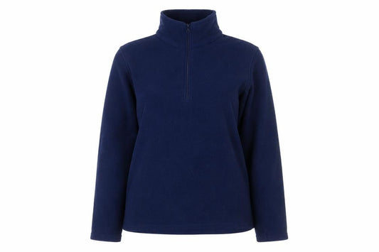 Mountain Warehouse Women's Navy 1/2 Zip Fleece Sweatshirt Size M