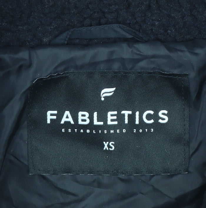 Fabletics Women's Black Fleece Lined Basic Jacket XS