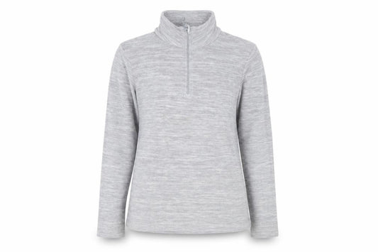 Mountain Warehouse Womens Grey 1/2 Zip Pullover Fleece UK 8