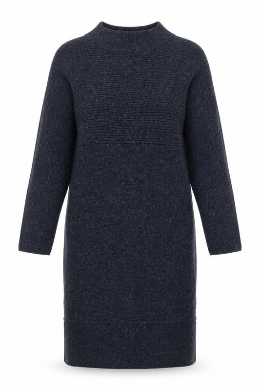 Monsoon Women’s Black Wool Blend Long Sleeve Jumper Dress Size S