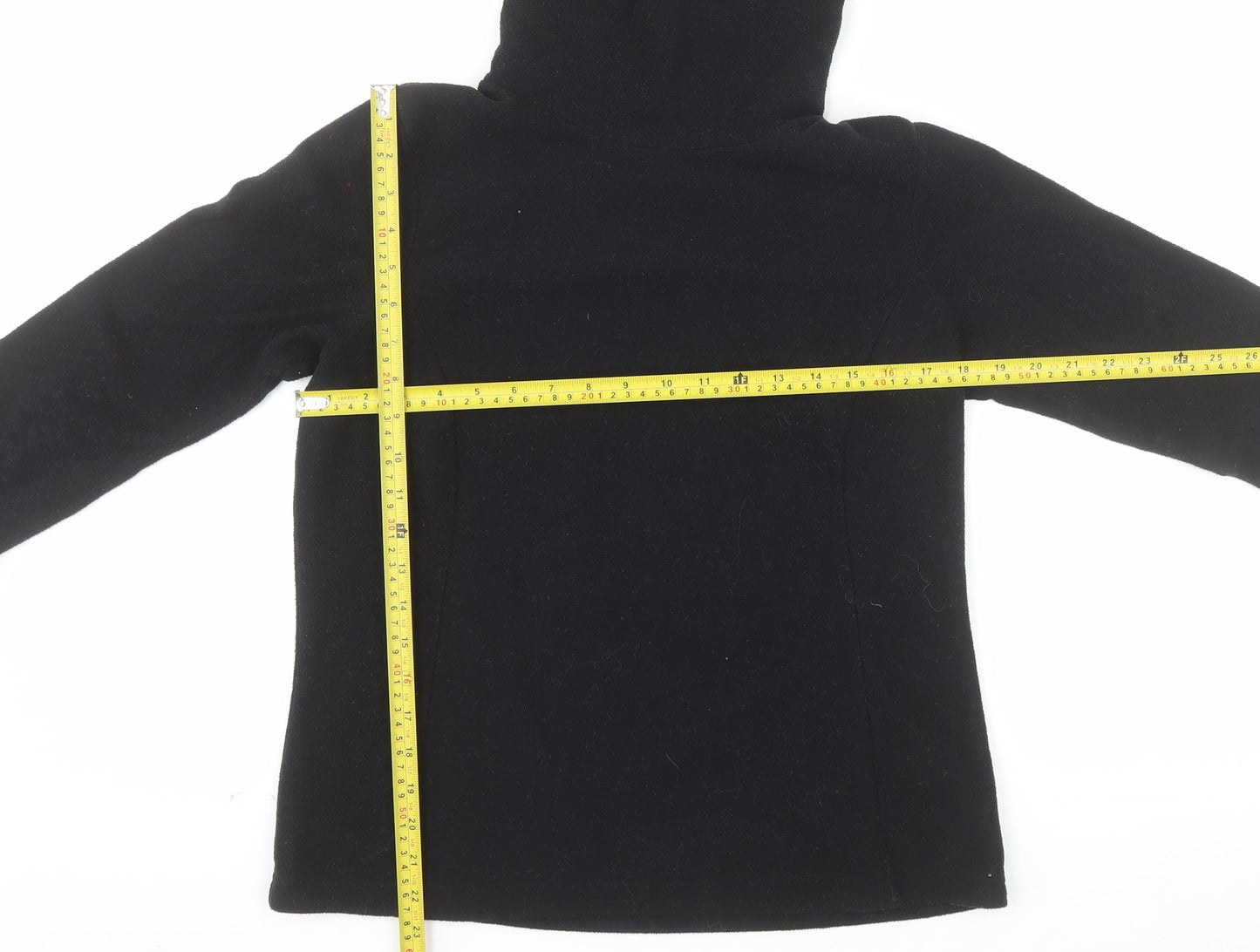 Quechua Women Black Fleece Pullover Sweatshirt Size 12