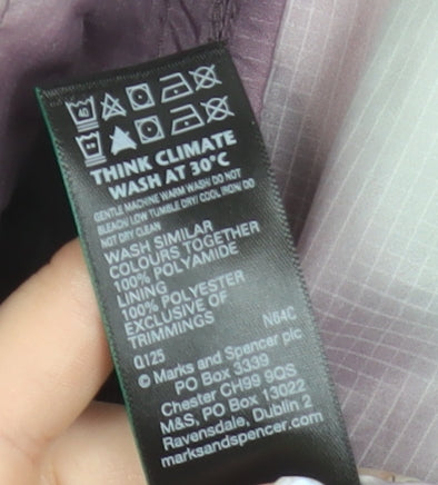 Marks and Spencer Goodmove Women’s Multicoloured Size 12 Hooded Rain Jacket