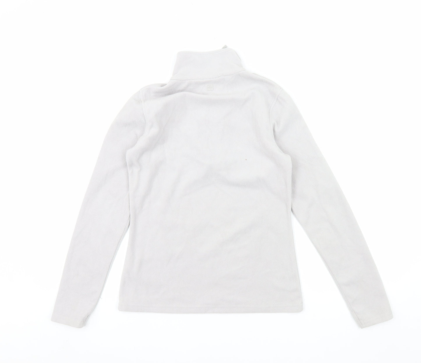 Mountain Warehouse Womens Grey XS Fleece 1/2 Zip Pullover Sweatshirt