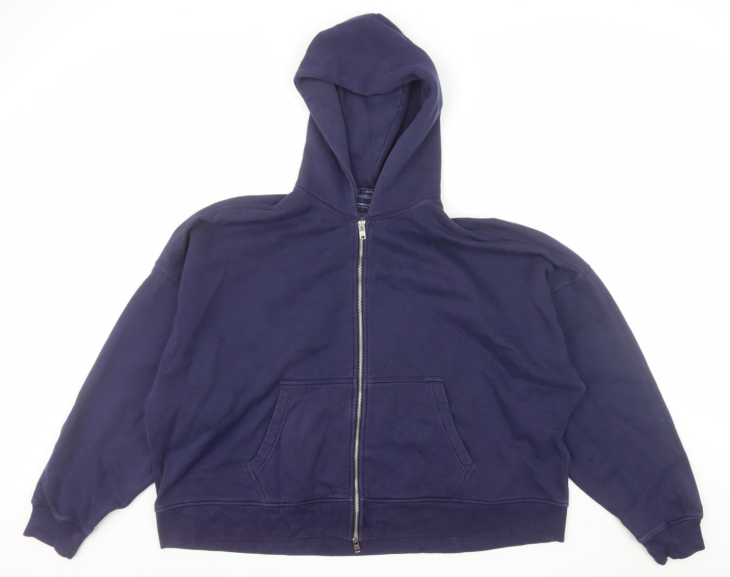 Abercrombie & Fitch Men's Blue Full Zip Hoodie XL Relaxed Fit