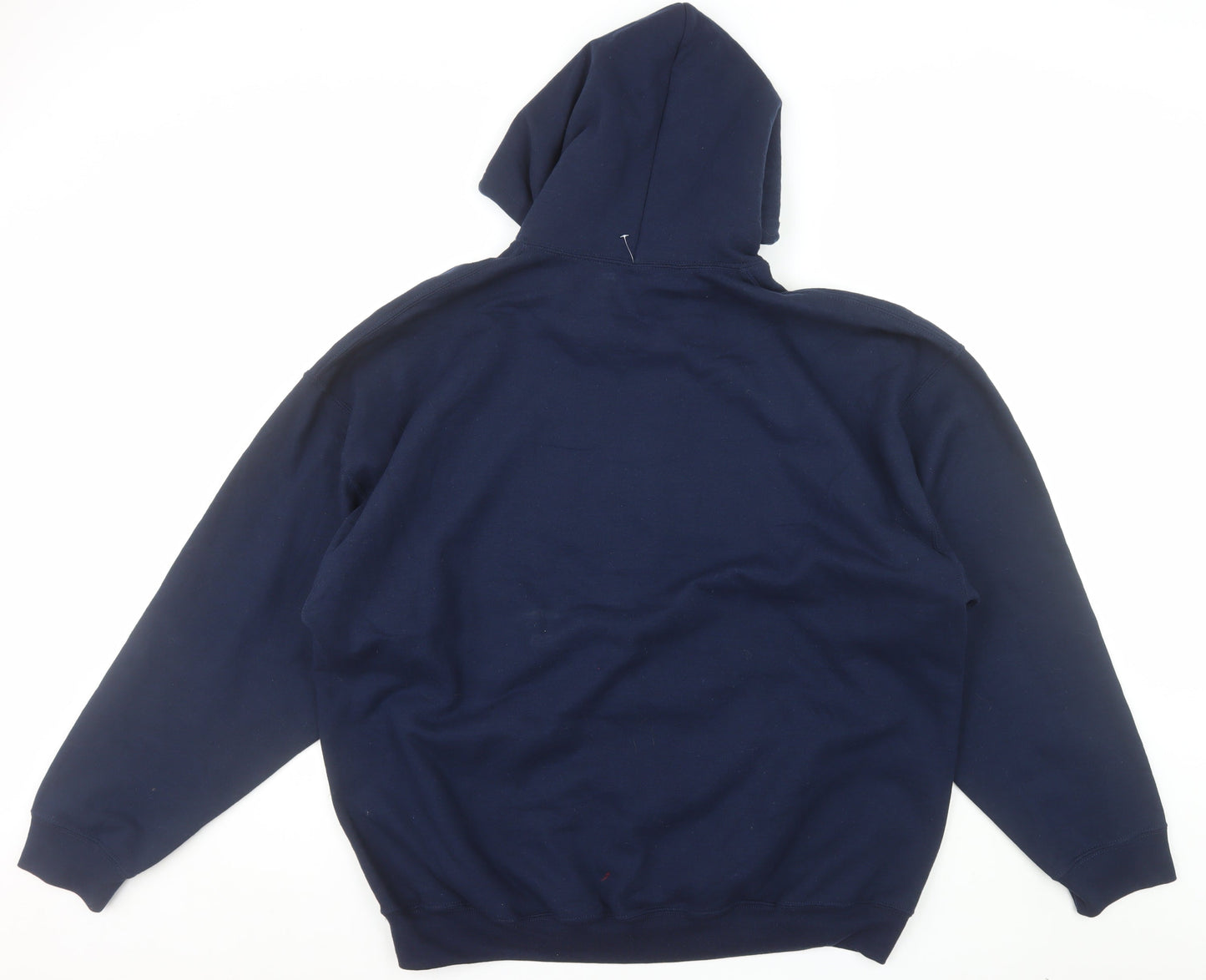 Gildan Men's Blue 2XL Pullover Hoodie Bears Graphic Heavyweight Sweatshirt
