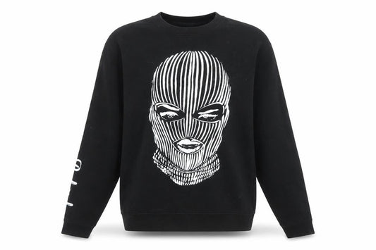 Badwood Men's Black Graphic Pullover Sweatshirt Size S