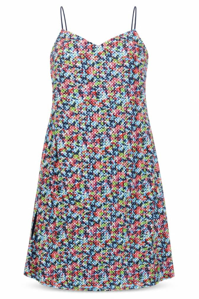 Marks & Spencer Women's Multicoloured Sequin Slip Dress Size 22
